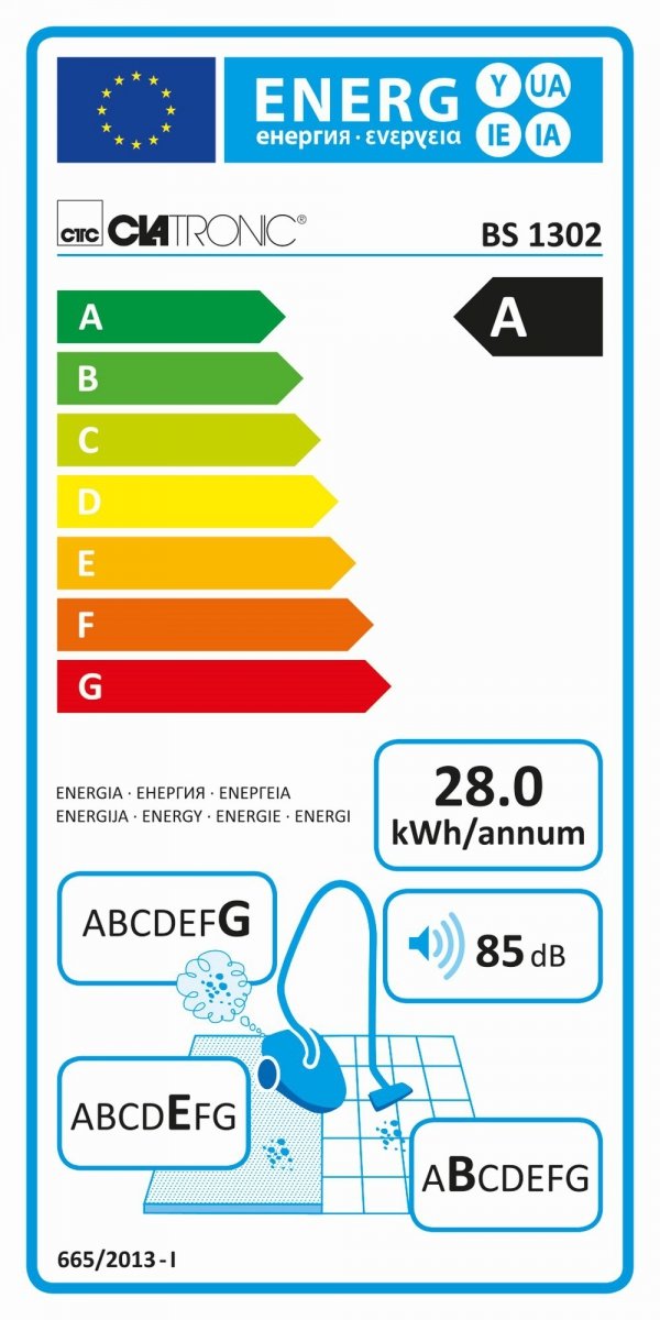 Odkurzacz bezworkowy Clatronic BS 1302 (czerwony)