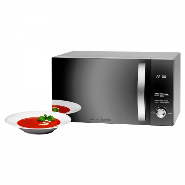 Kuchenka mikrofalowa 3 w 1 z grillem i termoobiegiem ProfiCook PC-MWG 1176 czarna