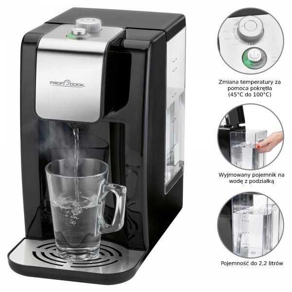 Dystrybutor wody, dozownik, podgrzewacz ProfiCook PC-HWS 1168