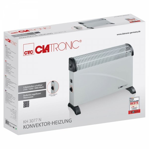 Grzejnik konwektorowy 2000 W Clatronic KH 3077 N