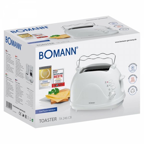 Toster na 2 kromki Bomann TA 246 CB Biały