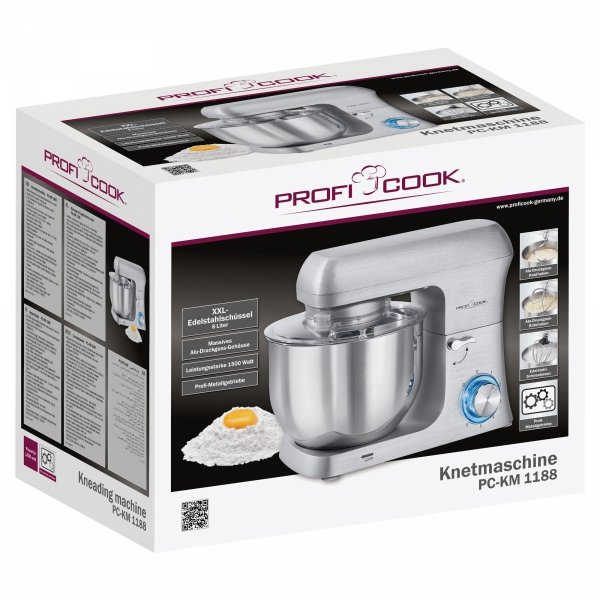 Robot kuchenny, mikser planetarny 10 Litrów ProfiCook PC-KM 1188
