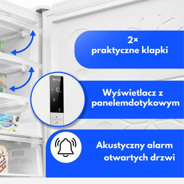 Zamrażarka z możliwością pracy jako chłodziarka 2w1 380l Bomann GSVS 7365 No Frost Inverter