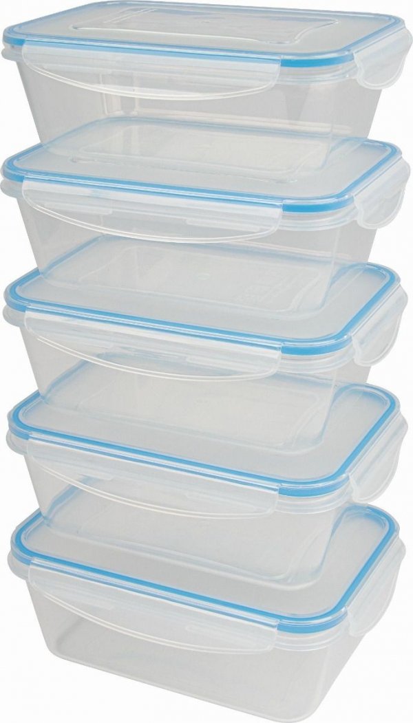 Pojemniki do przechowywania żywności 5x 1000 ml Classbach C-FHD 4007 K