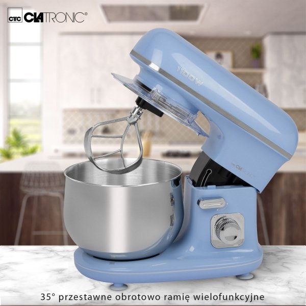 Robot kuchenny, mikser planetarny Clatronic KM 3711 (niebieski)
