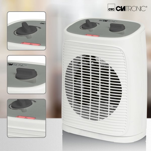 Termowentylator, grzejnik elektryczny 2000 W Clatronic HL 3762