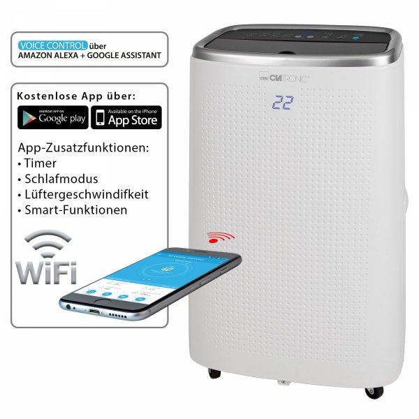 Klimatyzator przenośny WiFi Clatronic CL 3750 Kontrola Głosem