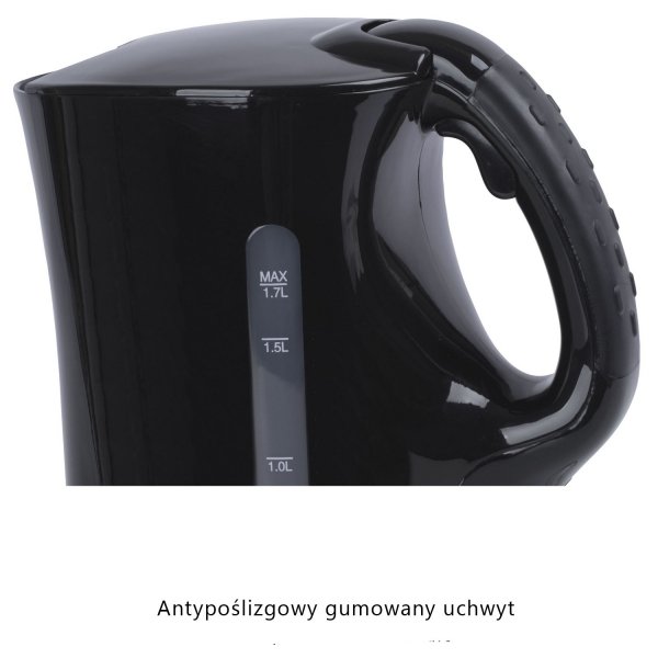 Czajnik elektryczny bezprzewodowy 1,7L Clatronic WK 3445 (czarny)