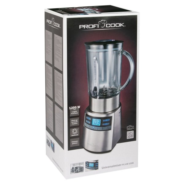 Blender kielichowy do koktajli, mikser uniwersalny ProfiCook PC-UM 1006