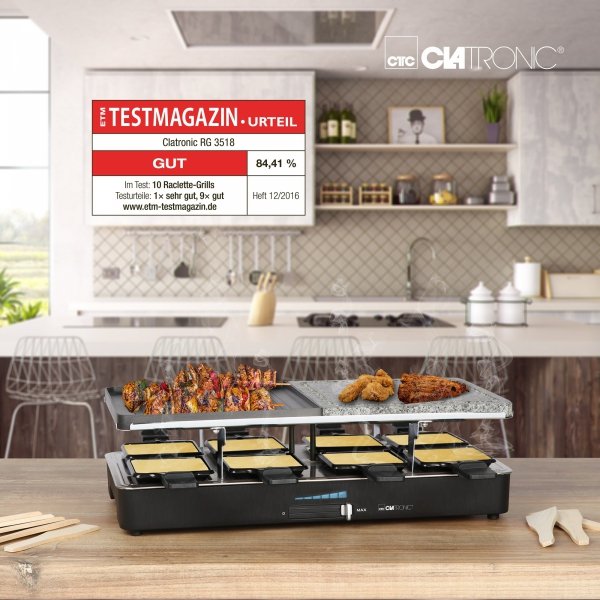 Grill elektryczny Raclette Clatronic RG 3518