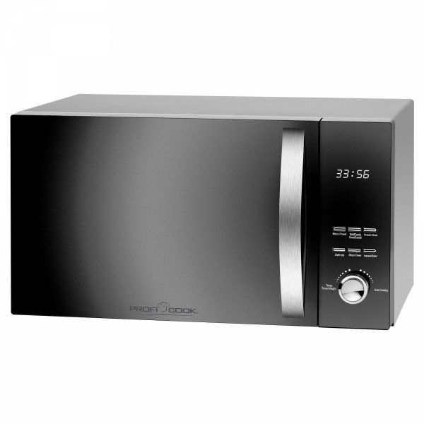 Kuchenka mikrofalowa 3 w 1 z grillem i termoobiegiem ProfiCook PC-MWG 1176 czarna