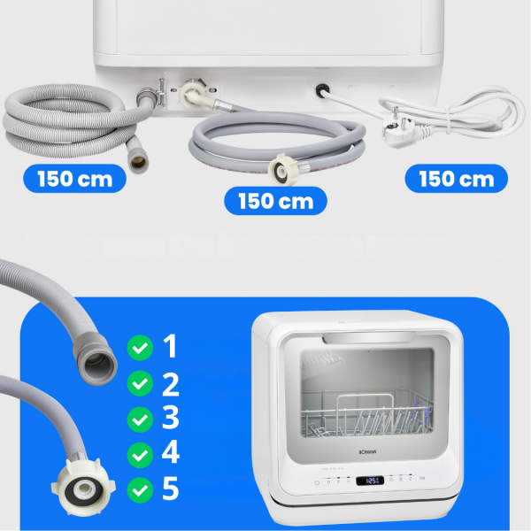 Kompaktowa zmywarka nablatowa Bomann TSG 5704