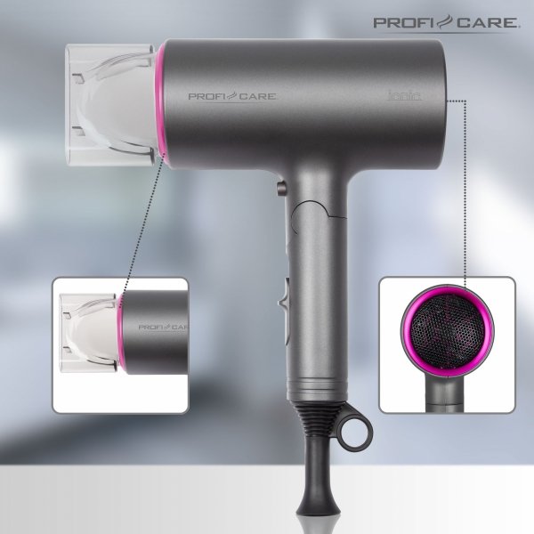 Suszarka do włosów ProfiCare PC-HT 3073 (różowa)