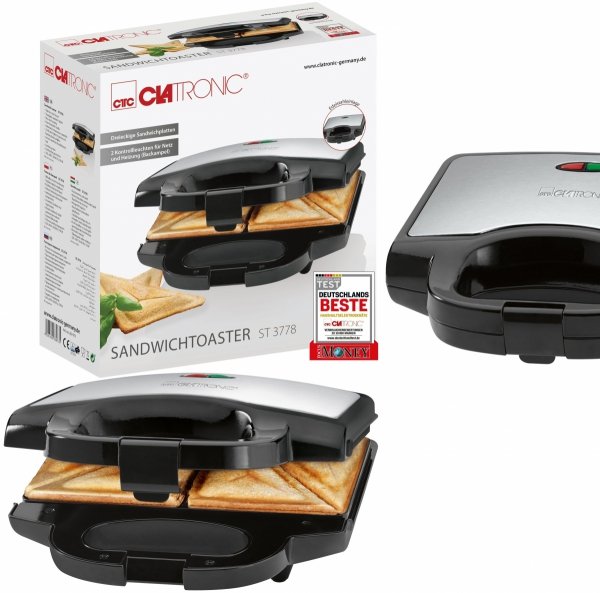 Toster, opiekacz do kanapek Clatronic ST 3778