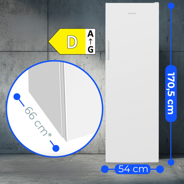 Zamrażarka 204l Bomann GS 7366 (biała)
