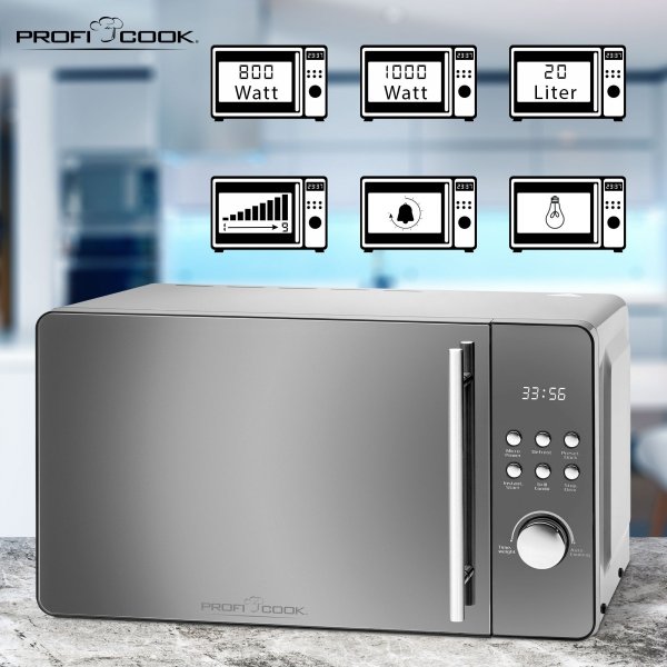 Kuchenka mikrofalowa z grillem ProfiCook PC-MWG 1175