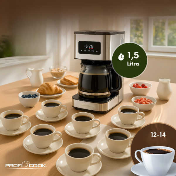 Przelewowy ekspres do kawy ProfiCook PC-KA 1299