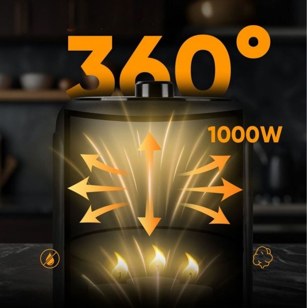 Air fryer frytkownica beztłuszczowa 2.5 litra Bomann FR 6076 H CB
