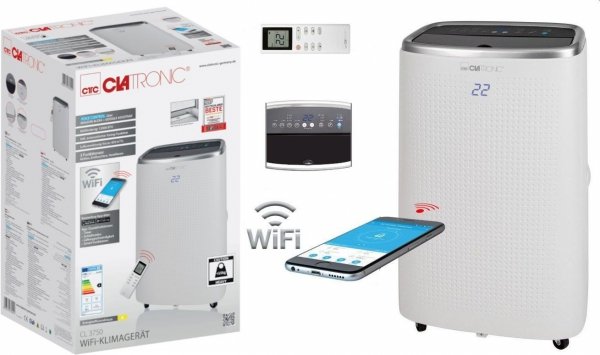 Klimatyzator przenośny WiFi Clatronic CL 3750 Kontrola Głosem