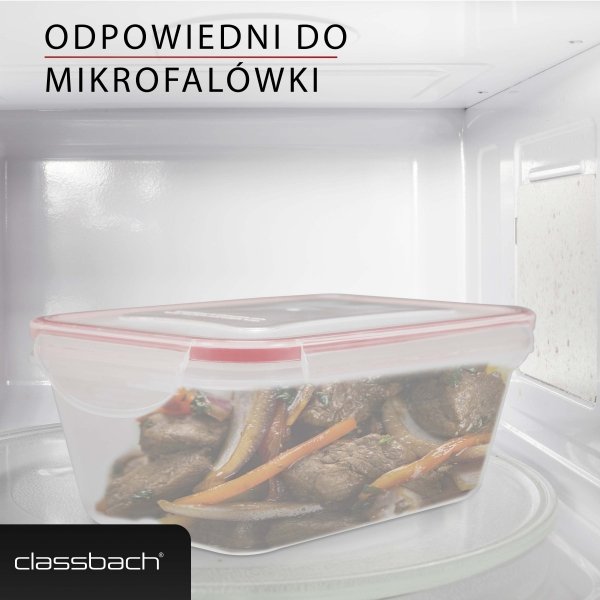 Pojemniki do przechowywania żywności 7x Classbach C-FHD 4008 K