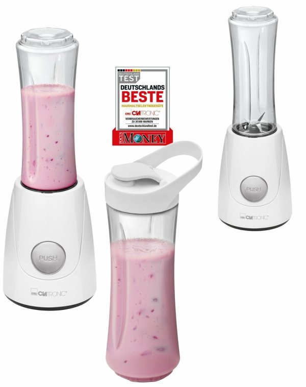 Mikser, blender kielichowy do smoothie, koktajli Clatronic SM 3593 (biały)