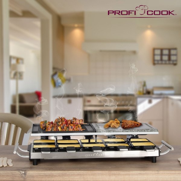 Grill elektryczny raclette 2w1 ProfiCook PC-RG 1144