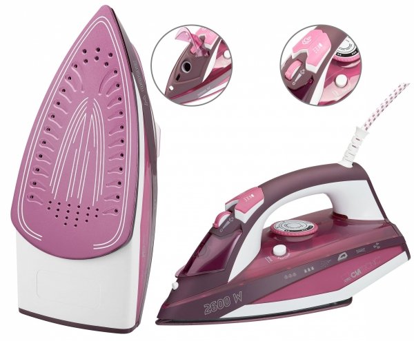Żelazko parowe 2600W Clatronic DB 3705