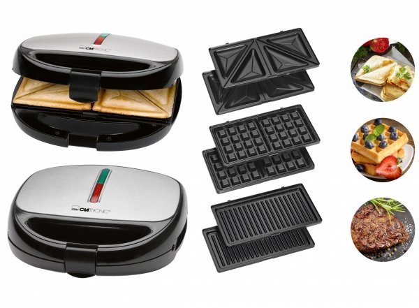 Opiekacz toster grill gofrownica 3w1 Clatronic ST/WA 3670