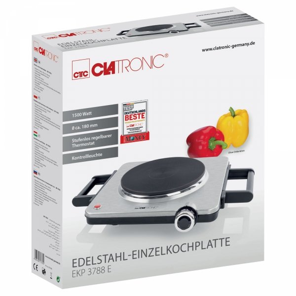 Kuchenka elektryczna przenośna Clatronic EKP 3788 E