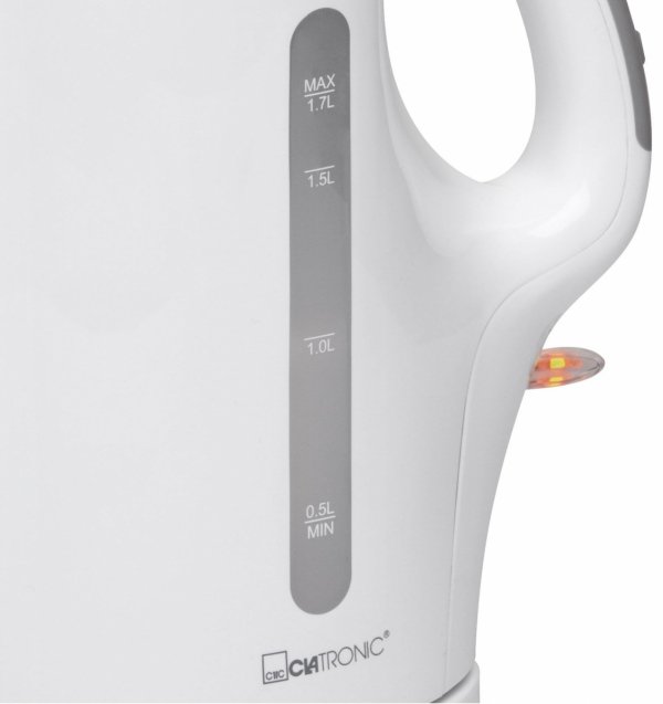 Czajnik elektryczny bezprzewodowy 1,7L Clatronic WK 3445 (biały)