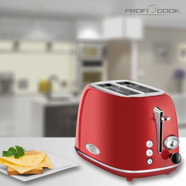 Toster ProfiCook PC-TA 1193 (czerwony)