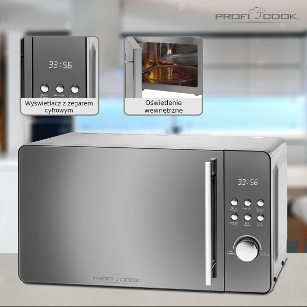 Kuchenka mikrofalowa z grillem ProfiCook PC-MWG 1175