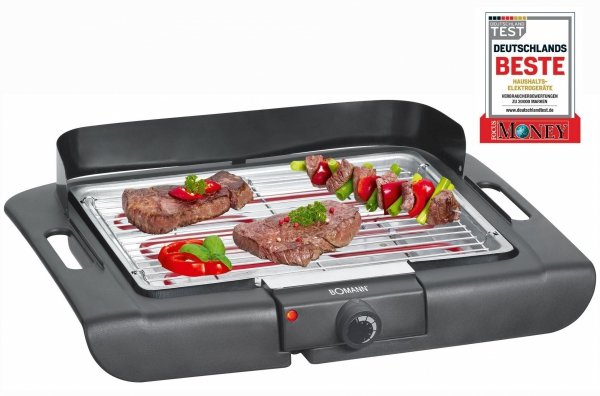 Grill elektryczny stołowy barbecue Bomann BQ 2243 CB