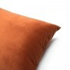 Velvet ruda poduszka dekoracyjna 50x30