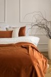 Rust Bedspread 220x140 Velvet