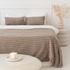 Geneva Black Bedroom Set: 2 Pillows + Bedspread