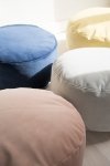 Gray Children's Pouffe 45x20 cm