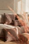 Pink Houndstooth Decorative Cushion 50x50