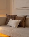 Sea green decorative pillow houndstooth 45x45