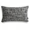 Teli Black-Gray Decorative Pillow 50x30