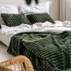 Geneva Black Bedroom Set: 2 Pillows + Bedspread