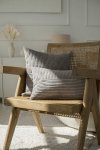 Cord Slim Grey Decorative Pillow 45x45