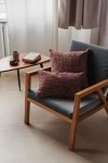 Teal Large Red Decorative Pillow 50x50