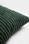 Cord zielona poduszka dekoracyjna 50x30