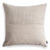 Cord Slim kremowa poduszka dekoracyjna 45x45
