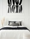 Grafitowy zestaw poduszek dekoracyjnych do sypialni