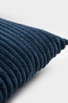 Cord granatowa poduszka dekoracyjna 50x30