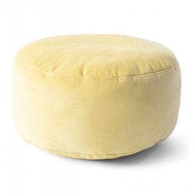 Gelbe Kinderpouf 45x20 cm