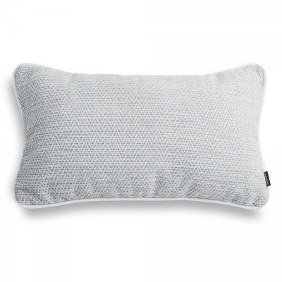 Gray decorative pillow herringbone 50x30
