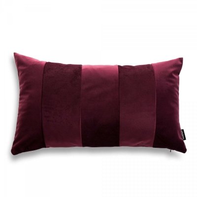 Stripes Burgundy Decorative Pillow 50x30 ZERO WASTE